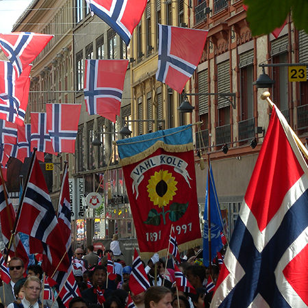 Utforsking av Norges flagg