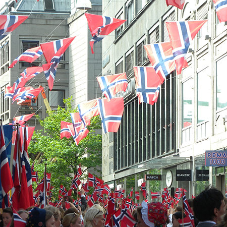 Utforsking av Norges flagg